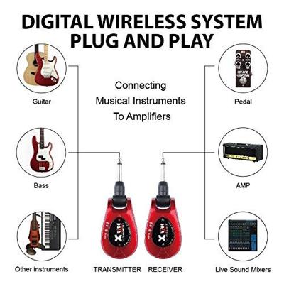 Xvive U2 Red draadloos gitaarsysteem - thumbnail