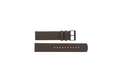 Horlogeband Skagen SKW6728 Leder Bruin 20mm