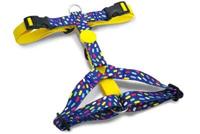 Morso hondentuig h-tuig gerecycled color invaders paars - thumbnail