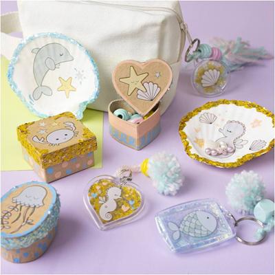 Creativ Company Mini hobbyset - schelpen en sleutelhangers