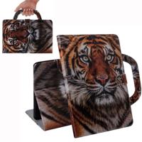 Tiger patroon horizontale Flip lederen case voor Huawei MediaPad T5 met houder & Card slot & portemonnee - thumbnail