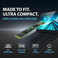 Transcend 830S SATA M.2 SSD 2280 harde schijf 512 GB M.2 SATA 6 Gb/s - thumbnail