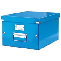 Leitz WOW opbergdoos Click & Store, ft A4, blauw - thumbnail