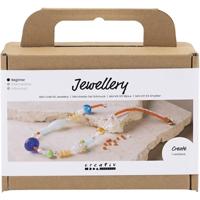 Creativ Company Mini hobbyset sieraden, stoere halsketting, kleurrijk, 1 doos - thumbnail