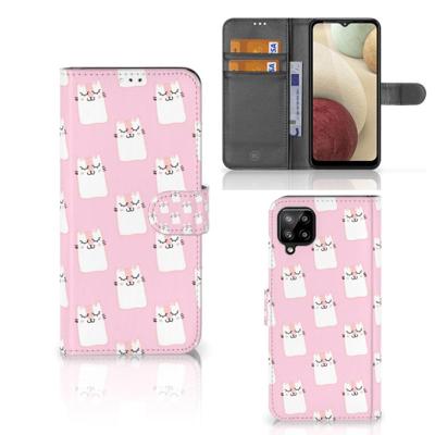 Samsung Galaxy A12 | Telefoonhoesje | Met pasjeshouder | Sleeping Cats