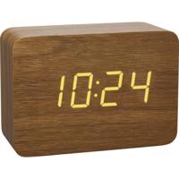 TFA Dostmann 60.2549.08 Wekker Zendergestuurd Hout, Bruin Alarmtijden 1 - thumbnail