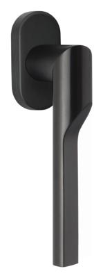 Formani Rivio by Gensler GL101-DK-O draaikiepgarnituur niet afsluitbaar linksdraaiend - PVD mat zwart