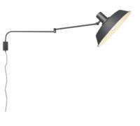 Trio Wand lampBolder mat zwart - 200300132 - thumbnail