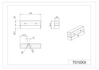 Trio 2-fase voedingDuoline Block voor railverlichting wit - 701031 - thumbnail