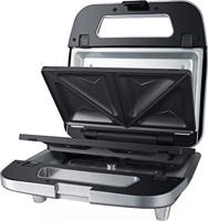 Steba SG65 - Snackmaker 3-in-1 - Tosti/Croque - Grill/Panini Zilver - thumbnail