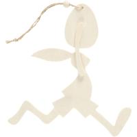 Creativ Company Konijn met ei, h: 18 cm, b: 17 cm, 1 set - thumbnail