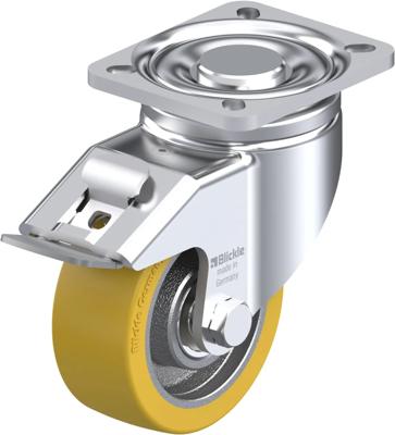 Blickle LH-GTH 100K-1-FI Zwenkwiel met rem Wieldiameter: 100 mm Draagvermogen (max.): 450 kg 1 stuk(s) Blickle LH-GTH 100K-1-FI Zwenkwiel met rem Wieldiameter: 100 mm Draagvermogen (max.): 450 kg 1 stuk(s)