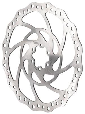 Kt Tero tr203-16 remschijf rotor ø203mm 1.85mm 6-punt zilver