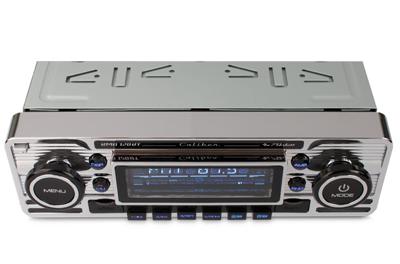 Autoradio met Bluetooth - 1 DIN - USB - 18 Voorkeurzenders - Retro Look (RMD120BT) Autoradio met Bluetooth - 1 DIN - USB - 18 Voorkeurzenders - Retro Look (RMD120BT)