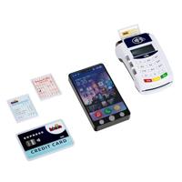 Theo klein 7274 POS terminal en kinderen mobiele telefoon smartphone met licht, geluid en contactloze betaalfunctie speelgoed voor kinderen vanaf 3 jaar - thumbnail