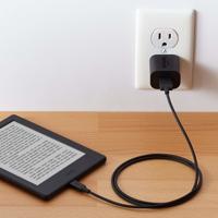 Amazon Basics 7A82V4 aansluitkabel, USB 2.0, USB-A-stekker naar Micro USB B-stekker (1 stuk), 0,9 m, zwart - thumbnail