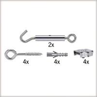 Paulmann 17803 12V-kabelsysteemcomponenten Spanmontageset Chroom - thumbnail