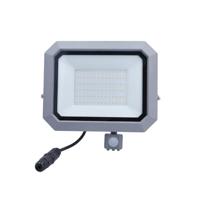 AS Schwabe Slimline Pro 46420 LED-buitenschijnwerper met bewegingsmelder Energielabel: E (A - G) LED 50 W Grijs - thumbnail