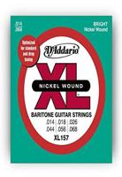 D&apos;Addario EXL157 snarenset voor elektrische bariton gitaar - thumbnail