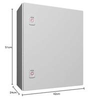 Rittal AX 1045.000 Schakelkast 400 x 500 x 210 Plaatstaal Grijs-wit (RAL 7035) 1 stuk(s) - thumbnail