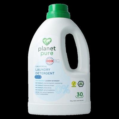 Planet Pure Wasmiddel vloeibaar universeel 0% zero 1500 Milliliter