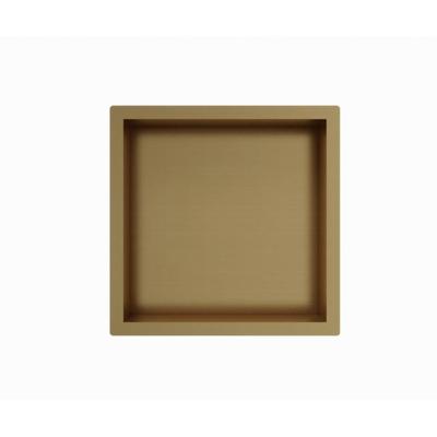 Fortifura Galeria Inbouwnis - 30x30x7cm - Geborsteld Messing PVD (Goud) Fortifura Galeria Inbouwnis - 30x30x7cm - Geborsteld Messing PVD (Goud)