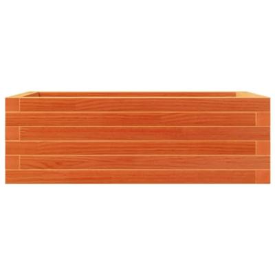 Plantenbak 70x40x23 cm massief grenenhout wasbruin