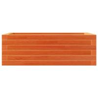 Plantenbak 70x40x23 cm massief grenenhout wasbruin - thumbnail