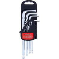 9 Inbussleutels 1,5 tot 10 mm - PRECISIESTEEL - thumbnail