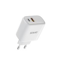 SAVIO LA-06 USB Type A & Type C Quick Charge Power Delivery 3.0 Binnen - thumbnail