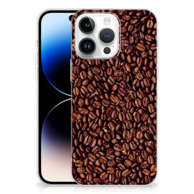 iPhone 14 Pro Max | Siliconen Case | Koffiebonen iPhone 14 Pro Max | Siliconen Case | Koffiebonen