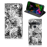 Mobiel BookCase LG G8s Thinq Skulls Angel - thumbnail
