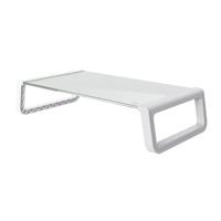 Trust Monta monitorstandaard, gehard glas, wit - thumbnail