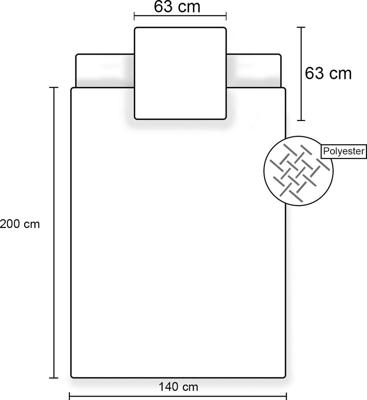 Sonic Dekbedovertrek Regenboog 140 x 200 cm