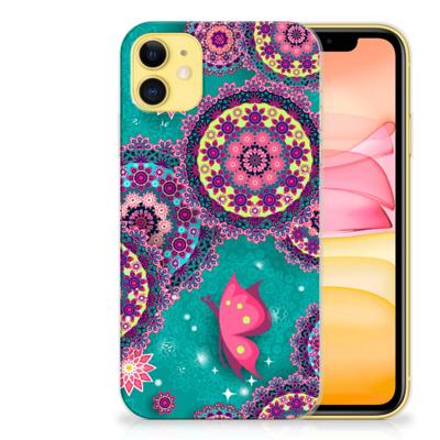Apple iPhone 11 Hoesje maken Cirkels en Vlinders Apple iPhone 11 Hoesje maken Cirkels en Vlinders