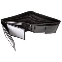 Alassio JU-42245 Portefeuille 12x9.5x2.5cm Leer Zwart - thumbnail