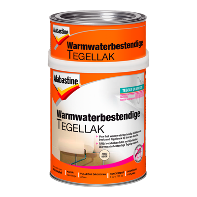 Ww.best tegellak zandbeige 750 ml Alabastine - Alabastine Ww.best tegellak zandbeige 750 ml Alabastine - Alabastine