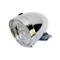 Xtrabike Koplamp chroom 3 led excl haak - thumbnail
