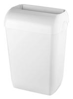 PlastiQline PlastiQline afvalbak 23l met deksel PQA23 - wit - thumbnail