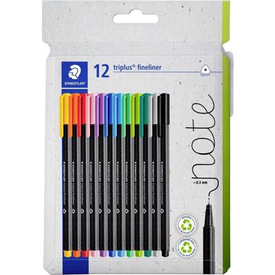 Staedtler triplus 334 C12 Fineliner 12 stuk(s)