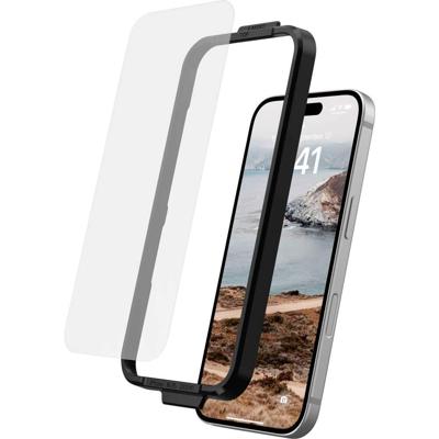 Urban Armor Gear Tempered Glass 14436511NA Screenprotector (glas) Apple iPhone 16, iPhone 15 1 stuk(s) Anti-vingerafdruk, Krasvast Urban Armor Gear Tempered Glass 14436511NA Screenprotector (glas) Apple iPhone 16, iPhone 15 1 stuk(s) Anti-vingerafdruk, Krasvast