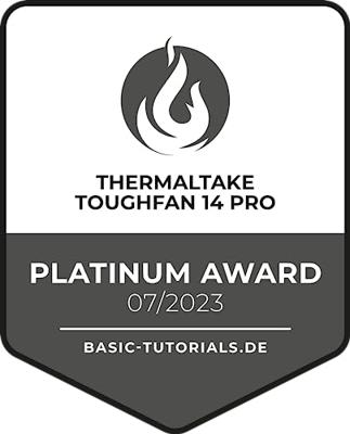 Thermaltake TOUGHFAN 14 Pro Computer behuizing Ventilator 14 cm Zwart 1 stuk(s) Thermaltake TOUGHFAN 14 Pro Computer behuizing Ventilator 14 cm Zwart 1 stuk(s)