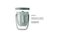 Mepal fruit en veggie pot ellipse nordic blue - thumbnail