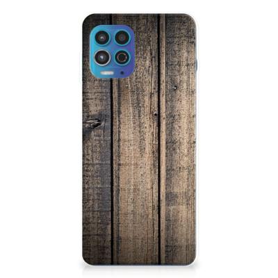 Motorola Moto G100 | Bumper Hoesje | Steigerhout
