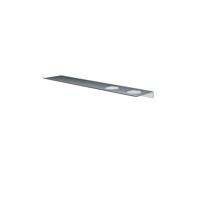 Hotbath &MORE Planchet - 60cm - inclusief bevestigings rails - 2 uitsparingen - voor zeepdispenser of beker - RVS 316 SH060H2IX - thumbnail