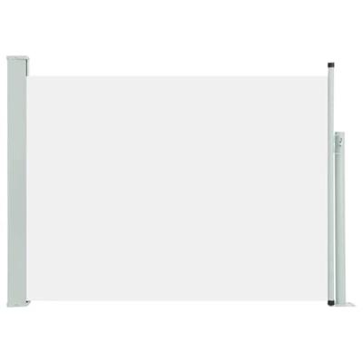 Tuinscherm uittrekbaar 120x500 cm crme - thumbnail
