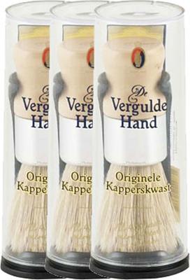 Vergulde Hand Kapperskwast Voordeelverpakking - x3 stuks Vergulde Hand Kapperskwast Voordeelverpakking - x3 stuks