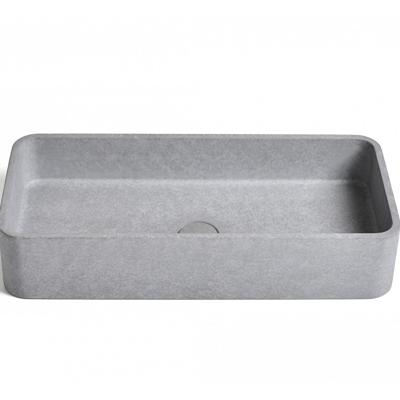 Waskom Ideavit Idea.Max 60x28x12 cm Rechthoek Beton Grijs Ideavit Waskom Ideavit Idea.Max 60x28x12 cm Rechthoek Beton Grijs Ideavit