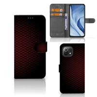 Xiaomi 11 Lite 5G NE | Mi 11 Lite | Telefoon Hoesje | Geruit Rood - thumbnail