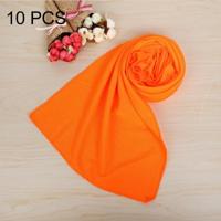 10 stuks Outdoor sporten Protable koud gevoel voorkomen zonnesteek ijs handdoek grootte: 30*80cm(Orange) - thumbnail